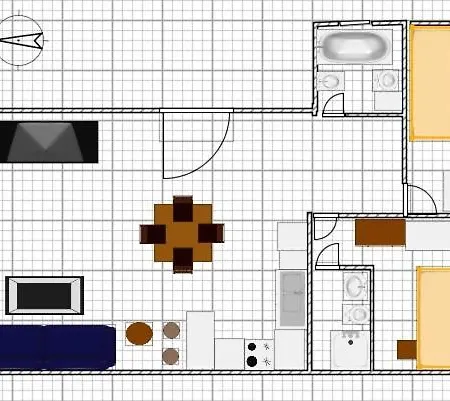 With Gardens شقة *